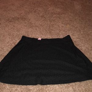 Black and Blue mini skirts